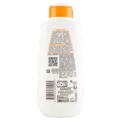 Garnier Ambre Solaire Hydra 24H Protect Protezione Latte Molto Alta SPF50+ 175 ml